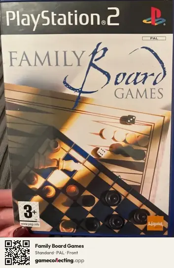 Family Board Games PlayStation 2, PAL box front
