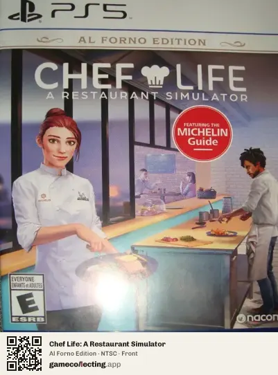 Chef Life: A Restaurant Simulator PlayStation 5, NTSC box front