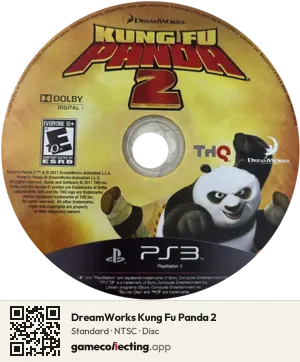 DreamWorks Kung Fu Panda 2 PlayStation 3, NTSC disc