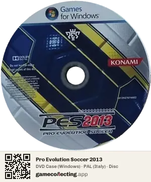 Pro Evolution Soccer 2013 Computer, PAL disc