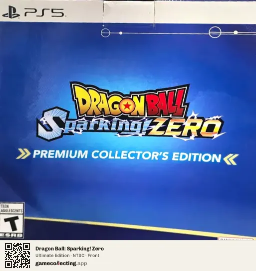 Dragon Ball: Sparking! Zero PlayStation 5, NTSC box front
