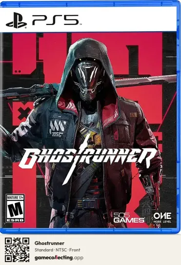 Ghostrunner PlayStation 5, NTSC box front