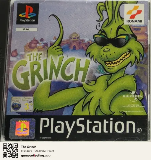 The Grinch PlayStation, Italy box front