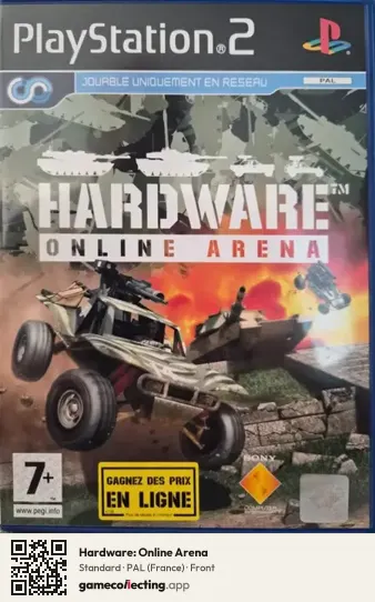 Hardware: Online Arena PlayStation 2, France box front
