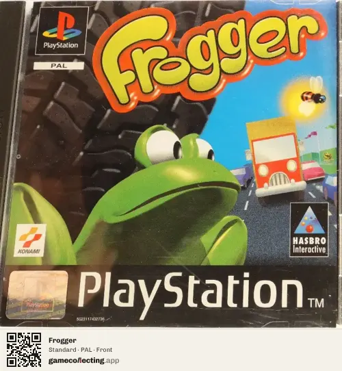 Frogger PlayStation, PAL box front