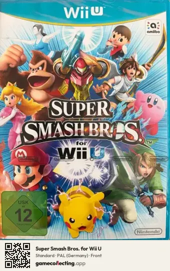 Super Smash Bros. for Wii U Nintendo Wii U, Germany box front