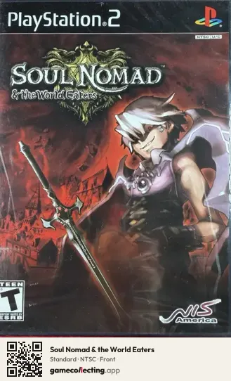 Soul Nomad & the World Eaters PlayStation 2, NTSC box front
