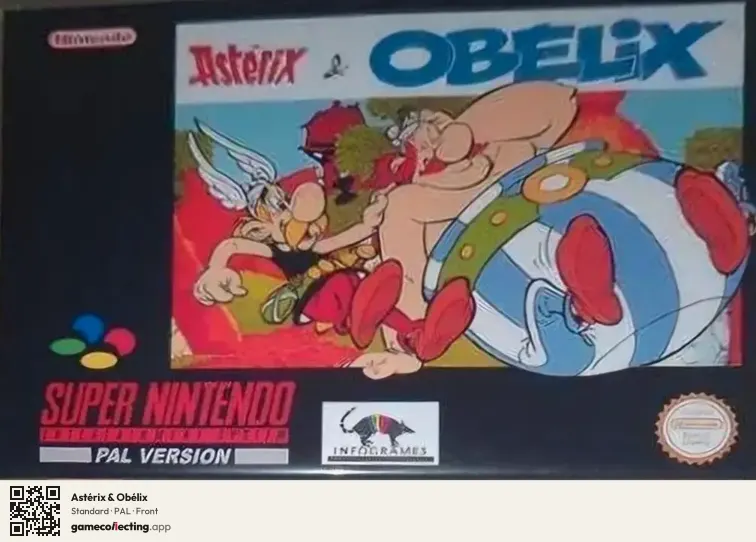 Astérix & Obélix Super Nintendo Entertainment System, PAL box front