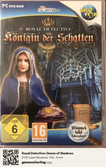 Royal Detective: Queen of Shadows Computer, PAL box front