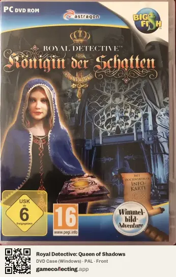 Royal Detective: Queen of Shadows Computer, PAL box front