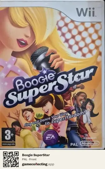 Boogie SuperStar Nintendo Wii, PAL box front