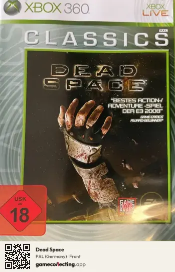 Dead Space Xbox 360, Germany box front