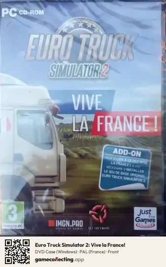 Euro Truck Simulator 2: Vive la France! Computer, France box front