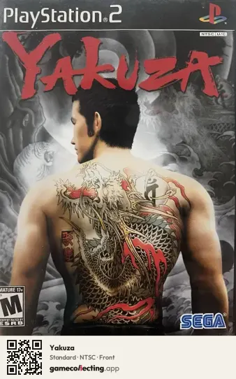 Yakuza PlayStation 2, NTSC box front