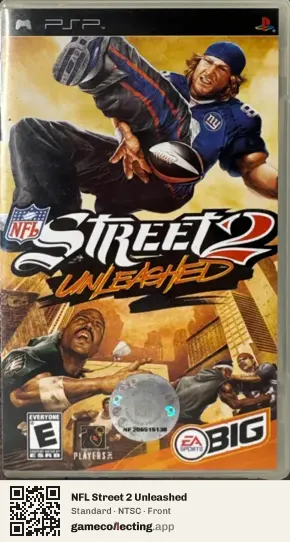 NFL Street 2 Unleashed PlayStation Portable, NTSC box front