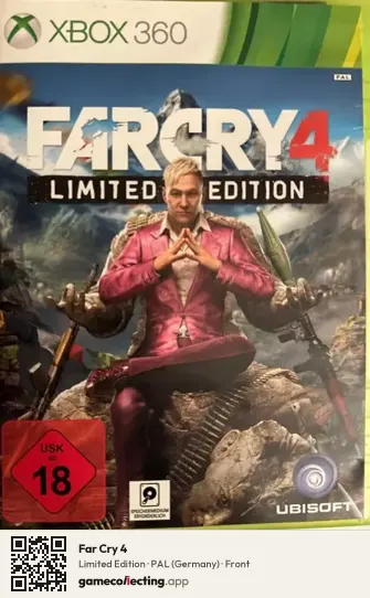 Far Cry 4 Xbox 360, Germany box front