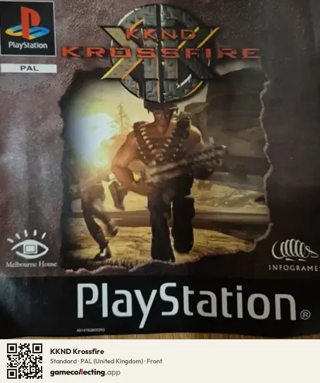 KKND Krossfire PlayStation, United Kingdom box front