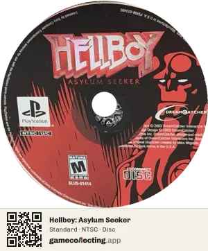 Hellboy: Asylum Seeker PlayStation, NTSC disc