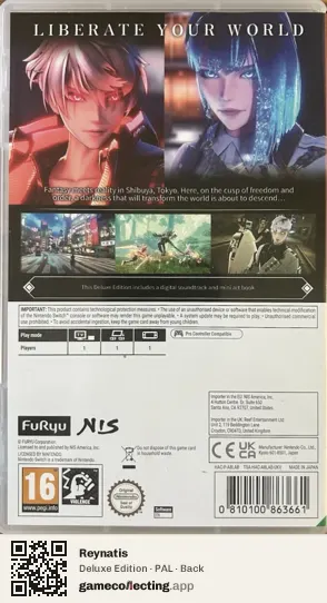 Reynatis Nintendo Switch, PAL box back