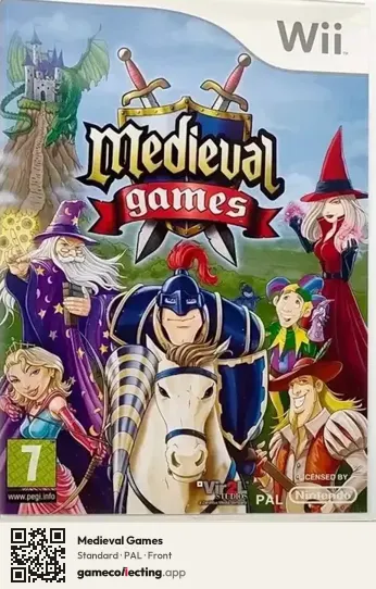 Medieval Games Nintendo Wii, PAL box front