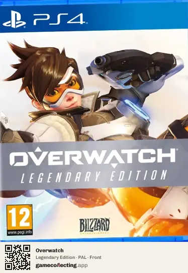 Overwatch PlayStation 4, PAL box front