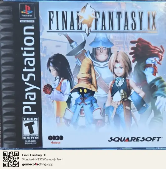 Final Fantasy IX PlayStation, Canada box front