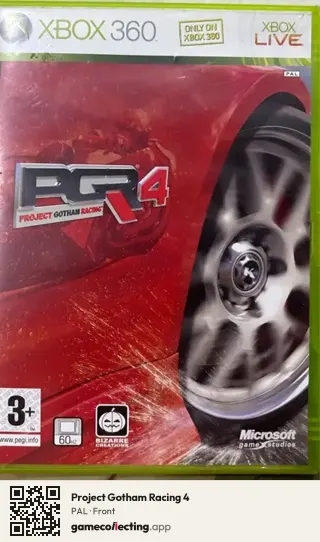 Project Gotham Racing 4 Xbox 360, PAL box front