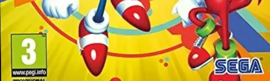 Sonic Mania Plus, the PEGI square on its front