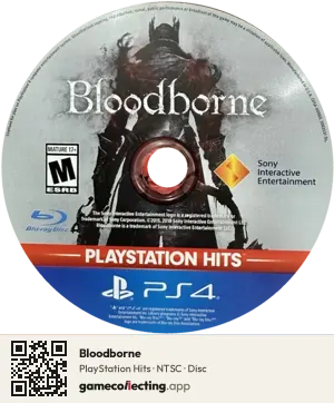 Bloodborne PlayStation 4, NTSC disc