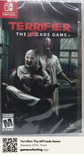 Terrifier: The ARTcade Game Nintendo Switch, NTSC box front