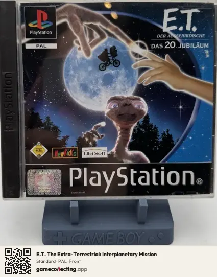 E.T. The Extra-Terrestrial: Interplanetary Mission PlayStation, PAL box front