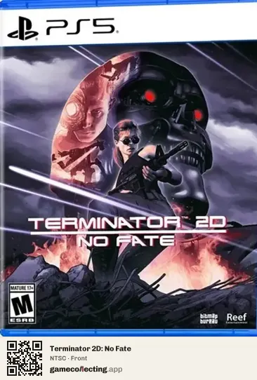 Terminator 2D: No Fate PlayStation 5, NTSC box front