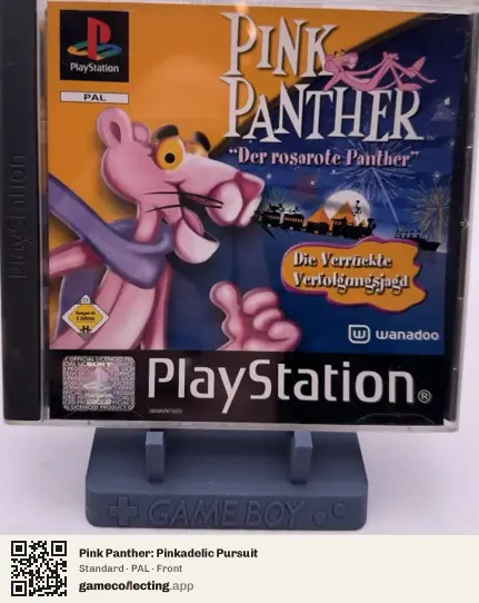 Pink Panther: Pinkadelic Pursuit PlayStation, PAL box front