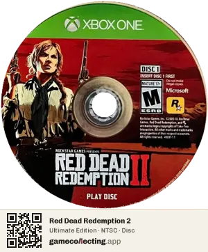Red Dead Redemption 2 Xbox One, NTSC disc