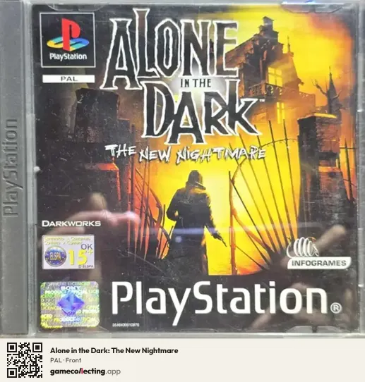 Alone in the Dark: The New Nightmare PlayStation, PAL box front