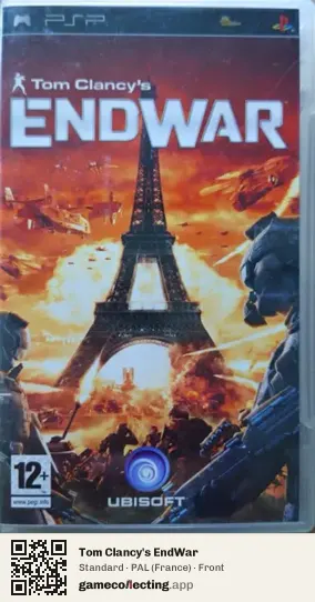 Tom Clancy's EndWar PlayStation Portable, France box front