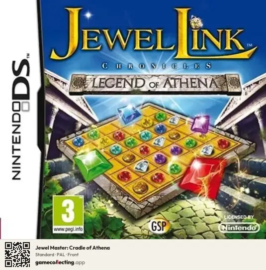 Jewel Master: Cradle of Athena Nintendo DS, PAL box front