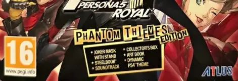 Persona 5 Royal, the PEGI square on its front