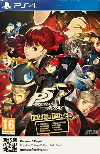 Persona 5 Royal PlayStation 4, PAL box front