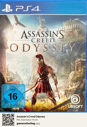 Assassin's Creed Odyssey PlayStation 4, Germany box front
