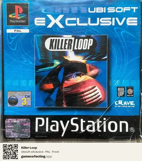 Killer Loop PlayStation, PAL box front