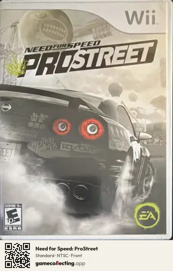 Need for Speed: ProStreet Nintendo Wii, NTSC box front