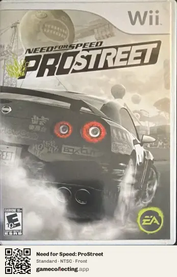 Need for Speed: ProStreet Nintendo Wii, NTSC box front