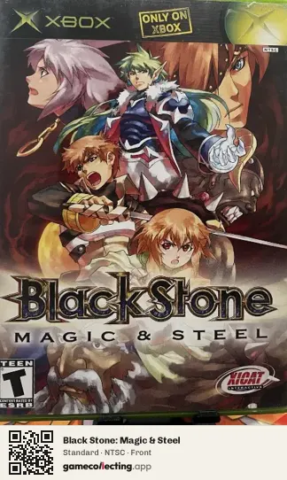 Black Stone: Magic & Steel Xbox, NTSC box front