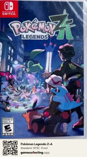 Pokémon Legends: Z-A Nintendo Switch, NTSC box front