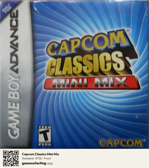 Capcom Classics Mini Mix Game Boy Advance, NTSC box front