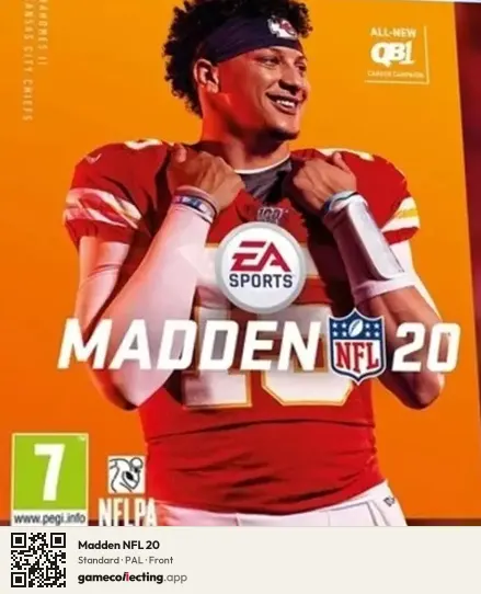 Madden NFL 20 PlayStation 4, PAL box front