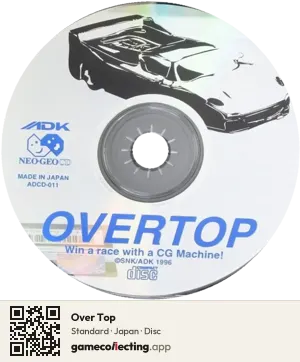Over Top Neo Geo CD, Japan disc