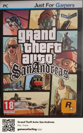 Grand Theft Auto: San Andreas Computer, PAL box front
