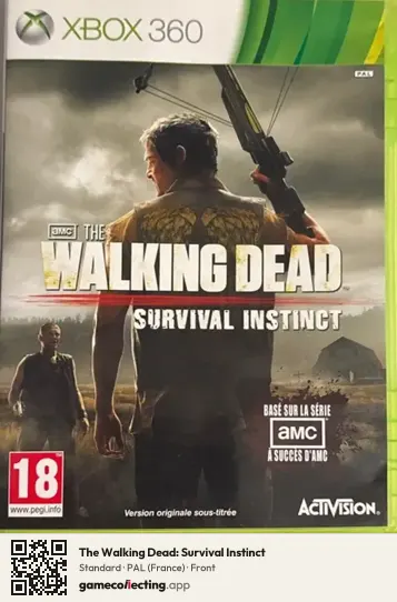 The Walking Dead: Survival Instinct Xbox 360, France box front
